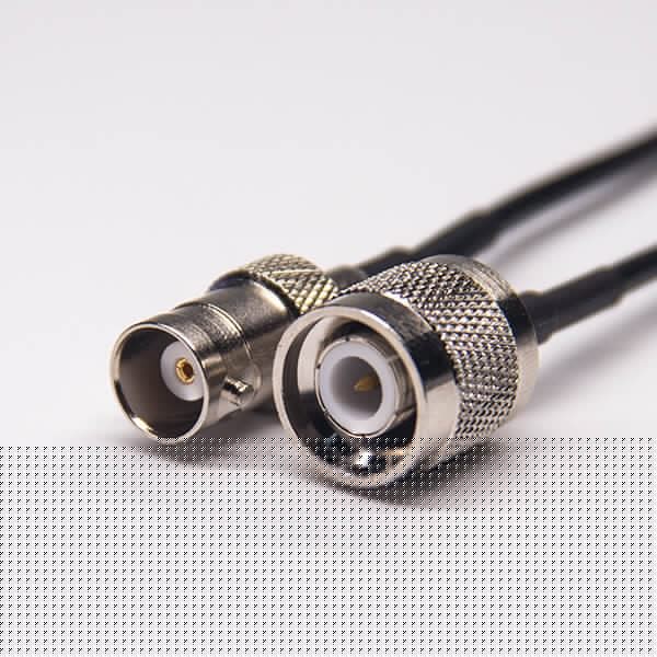 BNC 50 Ohms female to TNC male 180 degree straight crimp with RG179 coaxial pigtail Cable for antenna